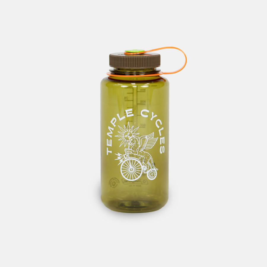 Temple Nalgene Bottle - Olive